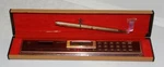 Vintage New In Box Tecxon 8" Compu-ruler Rc080s Solar Calculator Pen Ruler. Fixed Price $30.00.