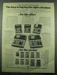 1975 Royal Calculator Ad - 14mpr 91k 92m 94f 99t 12ht. Fixed Price $19.99.
