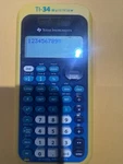 Texas Instruments Ti-34 Multiview Scientific Calculator Yellow Tested. Fixed Price $9.99.