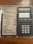 Vtg Radio Shack Ec-5500 Financial Business Solar Calculator With Cover. Fixed Price $9.99.