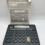 Texas Instruments Ti-5021 Calculator W/clock +12 Digit Display Tested And Works. Fixed Price $12.70.