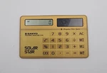 Vintage 1980's Sanyo Solar Star Wallet Pocket Calculator Model Cx-20 Bat Mitzvah. Fixed Price $11.99.