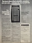 Commodore Rechargeable Sr419or Scientific Calculator Palo Alto Ca Print Ad 1976. Fixed Price $18.77.