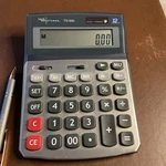 Rare Vtg Tech Solutions Ts-950 Dual Power Large Button Calculator Scarce. Fixed Price $20.00.