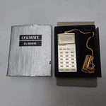 Vintage Sharp Elsi-mate 2.75" Mini Pocket Calculator El-8062e W/ Box & Chain. Fixed Price $59.95.