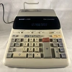 Sharp El-2192r 2-color Printing Adding Machine Calculator 12-digit Testedworking. Fixed Price $27.49.