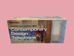 Nos Radio Shack Vintage Contemporary Design Telephone Almond Cat No 43-528. Fixed Price $25.00.