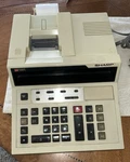 12 Digit Sharp Compet Cs-2164h Printing Calculator Grey Adding Machine. Fixed Price $16.46.