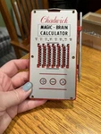 Vintage Chadwick Magic-brain Calculator - With Stylus. Fixed Price $15.00.