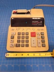 Sharp El-2192g Vintage Calculator 12 Digit 2 Color Print Desktop Office Machine. Fixed Price $4.25.