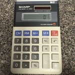 Vtg Sharp Elsi Mate El-334h Calculator Twin Power - Tested Working. Fixed Price $12.99.