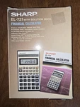 Sharp El-731 Financial Calculator With Solution Book And Manual. Fixed Price $10.00.
