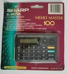 Sharp Electronic Organizer Memo Master 100 El-6061hb New Handheld Calendar. Fixed Price $17.99.
