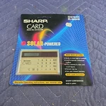 Sharp Card Solar Cell Calculator El-865hb Nos. Fixed Price $49.99.