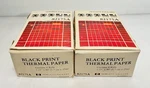 12 Rolls (6 Per Box) Vintage Hp Hewlett Packard 82175a Black Print Thermal Paper. Fixed Price $24.99.