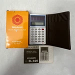 Vintage Sharp Elsi Mate El-826 Calculator Solar Box Case Manual Japan Working. Fixed Price $23.99.