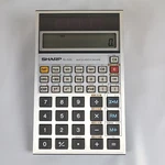 Vtg Sharp El-525 Solar Cell Scientific Calculator Japan Silver- Read - For Parts. Fixed Price $25.00.