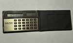 Radio Shack Ec-406 Ec-605 Vintage Solar-powered Calculator With Wallet Case. Fixed Price $10.15.