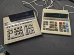 Lot Of Sharp Compet Qs-1122 And Cs-2302a Electronic Calculators. Fixed Price $29.99.