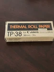 Vintage Thermal Roll Paper For Canon Tp-38 Calculator (new). Fixed Price $14.95.