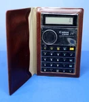 Vintage Canon Card Electronic Calculator Lc 52 With Original Sleeve - Works. Fixed Price $21.99.