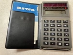 Vintage Aurora Ac-9 Solar, Sens-a-lite, Mini, Pocket Calculator - With Paperwork. Fixed Price $12.00.