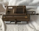 Hand-crank Calculator Nippon Japan Hl-21. Fixed Price $106.00.