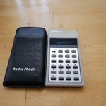 Vinatge Radio Shack Ec-243 Calculator Blue Screen With Cover. Fixed Price $7.79.