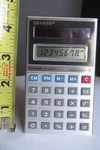 Vintage Sharp Calculator *video* Elsi Mate El-326h Solar Cell Works. Fixed Price $8.00.