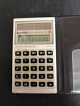 Retro Casio Mc-801s Solar Cell & Electronic Scientific Calculator With Case. Fixed Price $14.00.