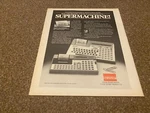 Ptrbk14 Advert 13x11 Sharp Supermachine The El-7100. Fixed Price $16.11.