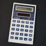 Canon Ls-31 Solar Calculator With Case, Vintage Year 1984. Tested/ Works Great. Fixed Price $12.97.