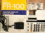 Casio Fr-100 Calculator Box Power Adapter Manual Retro Vintage 80s Repair Needed. Fixed Price $129.99.