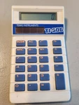 Vintage Texas Instruments Ti-506 Simple Small Solar Calculator Tested Works Vtg. Fixed Price $15.00.