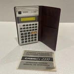 Casio Fx-2200 Scientific Calculator Vintage Japan Manual & Case Tested Working. Fixed Price $350.00.