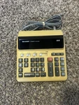 Sharp Compet Qs-2122h - Vintage Electronic Calculating Machine, Thailand, Works.. Fixed Price $34.99.