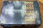 Vintage Texas Instruments Electronic Calculator Ti-3500 Works! Orig Box + Manual. Fixed Price $30.00.