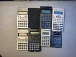 Lot Of 6 Sharp Scientific-el-546g, El-531v, El-506p, El-506h, El-501w & El-323. Fixed Price $34.00.