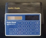 Radio Shack Ec-413, Solar-powered Calculator Micro Thin With Case, Japan. Fixed Price $9.95.