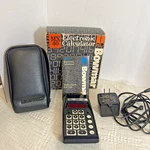 Vintage Bowmar Mx40 Personal Electronic Calculator Power Cord Manual Case Parts. Fixed Price $18.90.