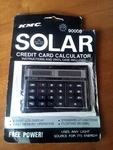 Vtg Kmc 9000b Solar Power Calculator Pocket Credit Card Size With Case New. Fixed Price $7.50.