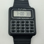 Vintage Futura Digital Quartz Watch Men Black Square Calculator Alarm New Batter. Fixed Price $33.99.