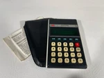 Sharp El-8131 Elsi-mate Electronic Calculator With Sleeve Vintage Works Clean. Fixed Price $13.99.