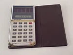 Sharp El-826s Vintage Solar Powered Calculator Clean Working + Case. Fixed Price $15.00.