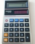Vintage Casio Sl-807 High Power Solar Calculator With Case Tested Working. Fixed Price $5.99.