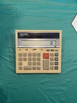 Sharp Compet Qs-2130 12-digit Desktop Financial Twin Power Solar Calculator. Fixed Price $15.00.