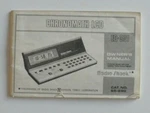 Chronomath Lcd Radio Shack Ec-301 Owner's Manual - French English. Fixed Price $9.43.