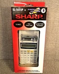 Sharp El-1611p Printing Calculator Lcd Display-12 Digit-ac/dc Battery Power Nib. Fixed Price $22.95.