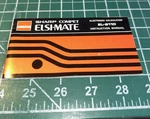 Sharp El-8110 Calculator Instructions Booklet 1976 Rare. Fixed Price $10.00.