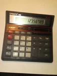 Unisonic 1295b Twelve Digit Calculator Solar Battery Powered Tested. Fixed Price $9.99.